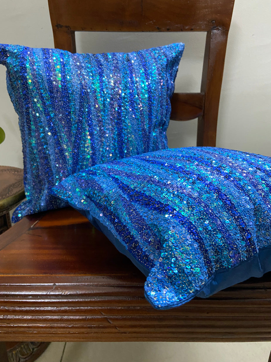 Cushion Covers - Shades of Blue
