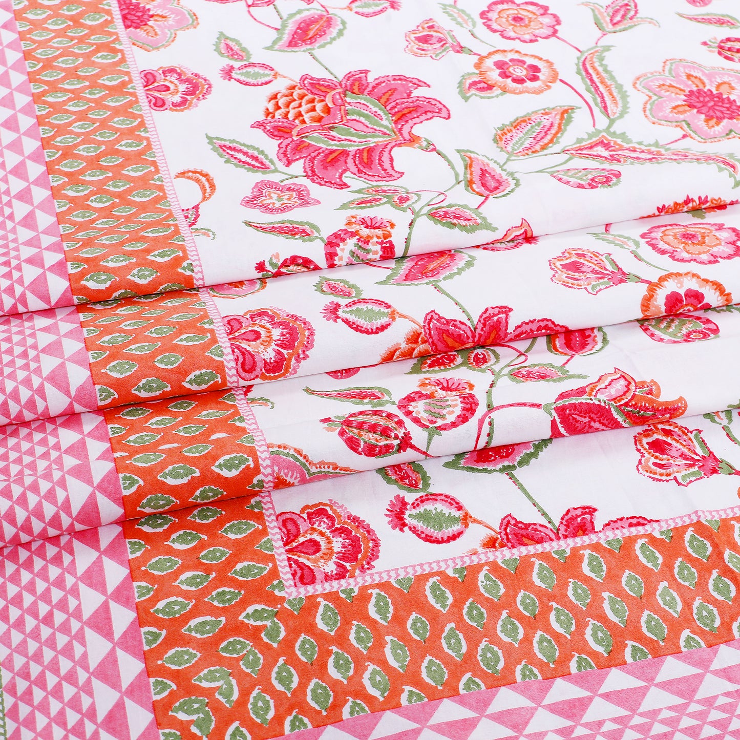 Bed Sheet - Splash of Pink