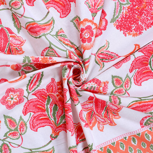 Bed Sheet - Splash of Pink